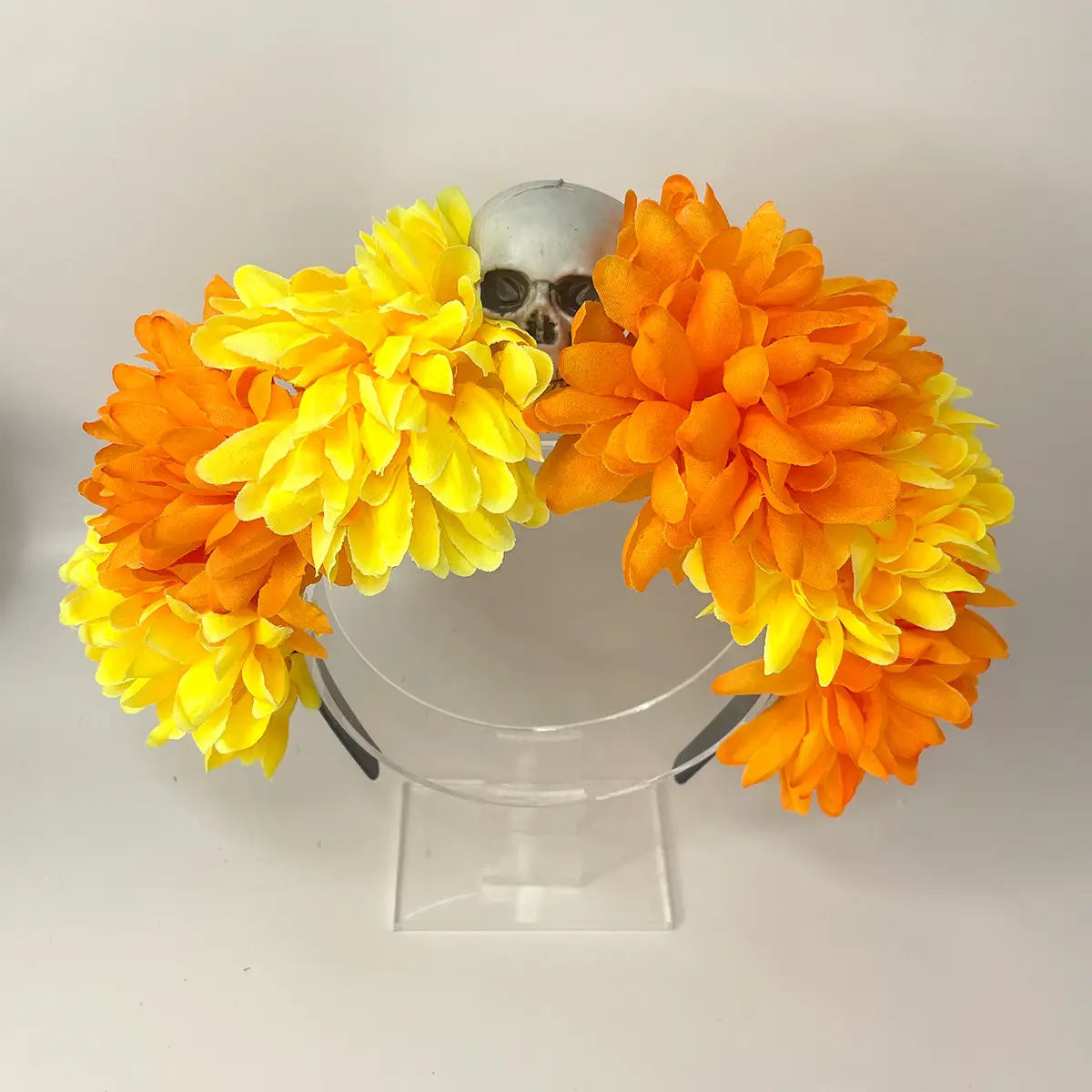 Blue White Rose Headband for Cosplay Party & Halloween - Image 36