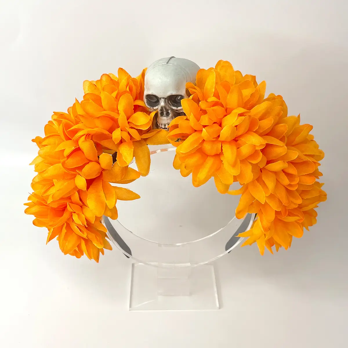 Blue White Rose Headband for Cosplay Party & Halloween - Image 37