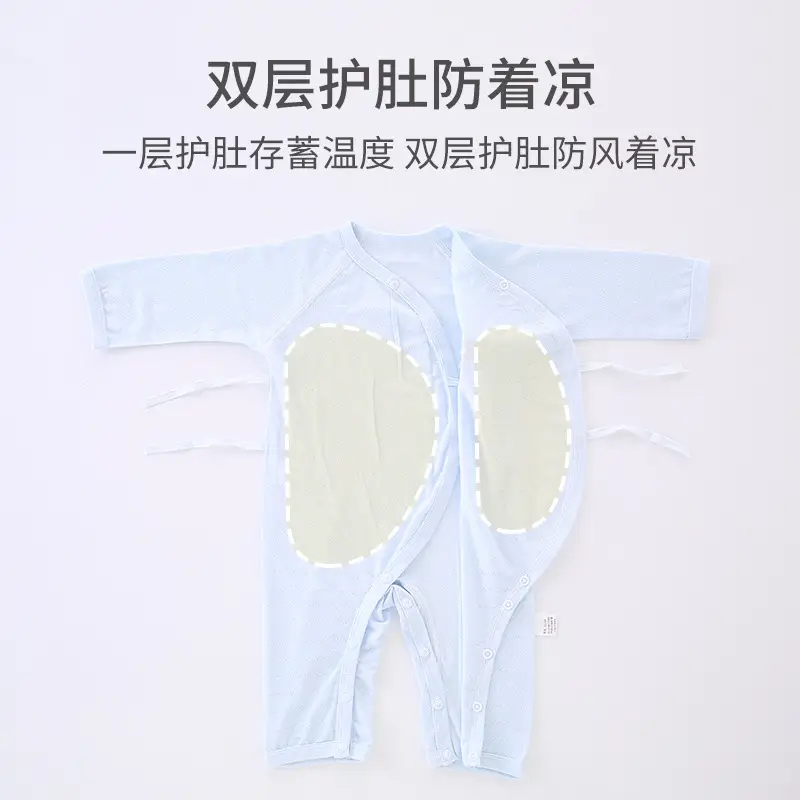 Baby Modal Summer Jumpsuit White Elastic Newborn - Image 7
