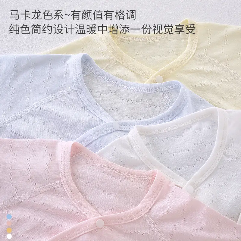 Baby Modal Summer Jumpsuit White Elastic Newborn - Image 8