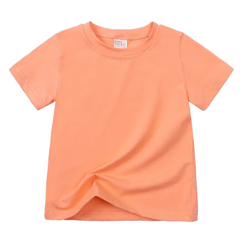 Lilac Cotton T-Shirt for Kids Summer Wear - Image 11