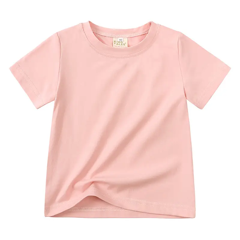 Lilac Cotton T-Shirt for Kids Summer Wear - Image 15
