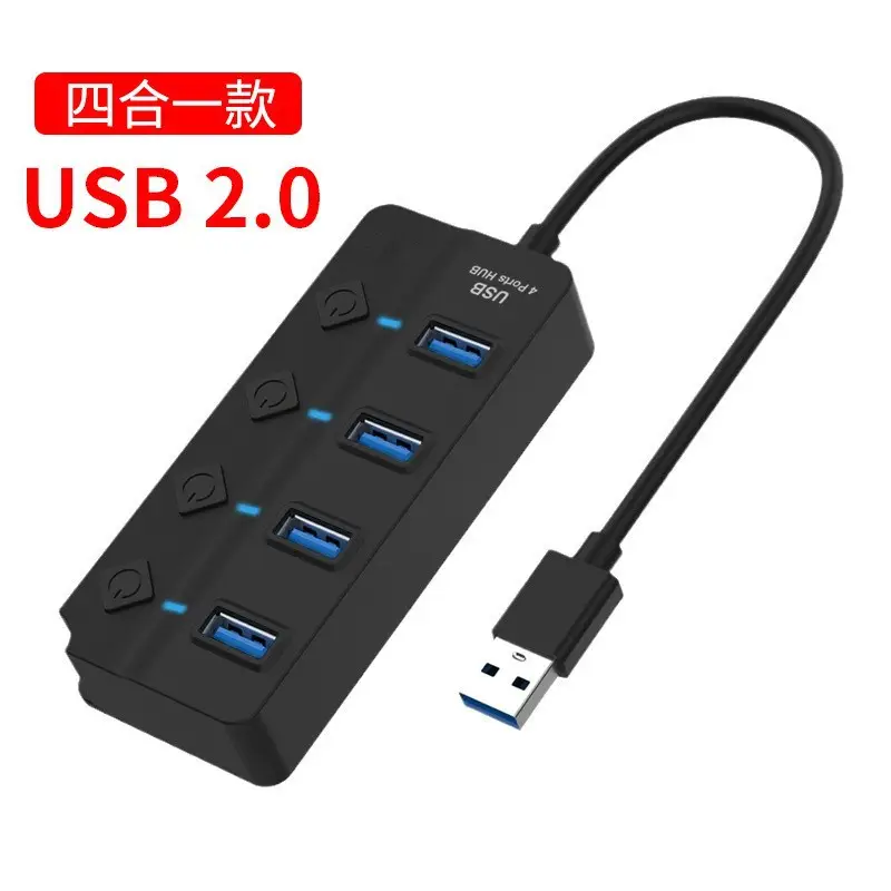 7-Port USB3.0 Hub with Diamond Button - Image 4