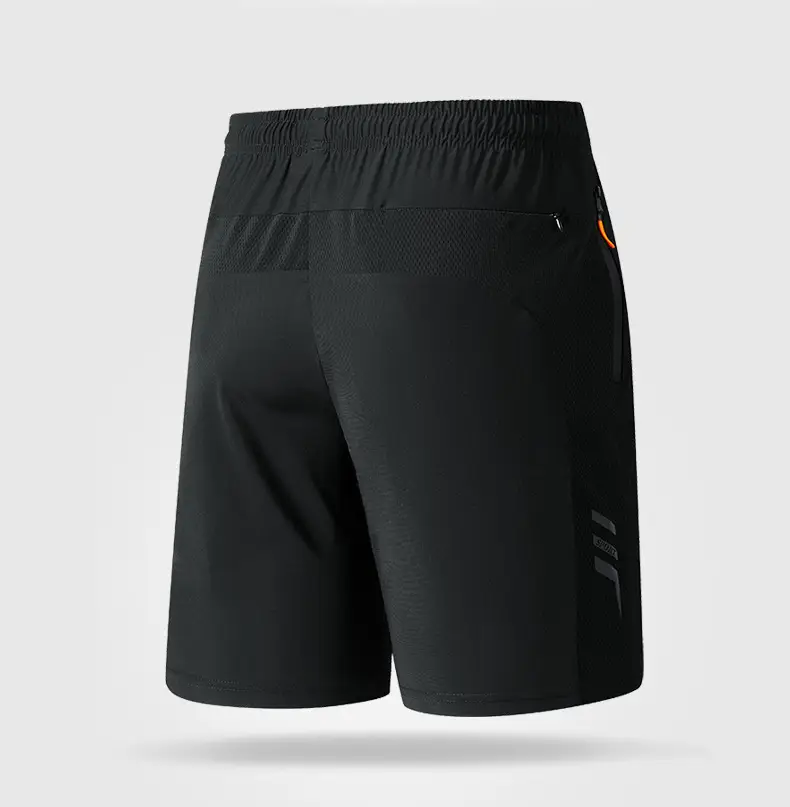 Men's Black Ice Silk Casual Shorts 2024 — feature 10