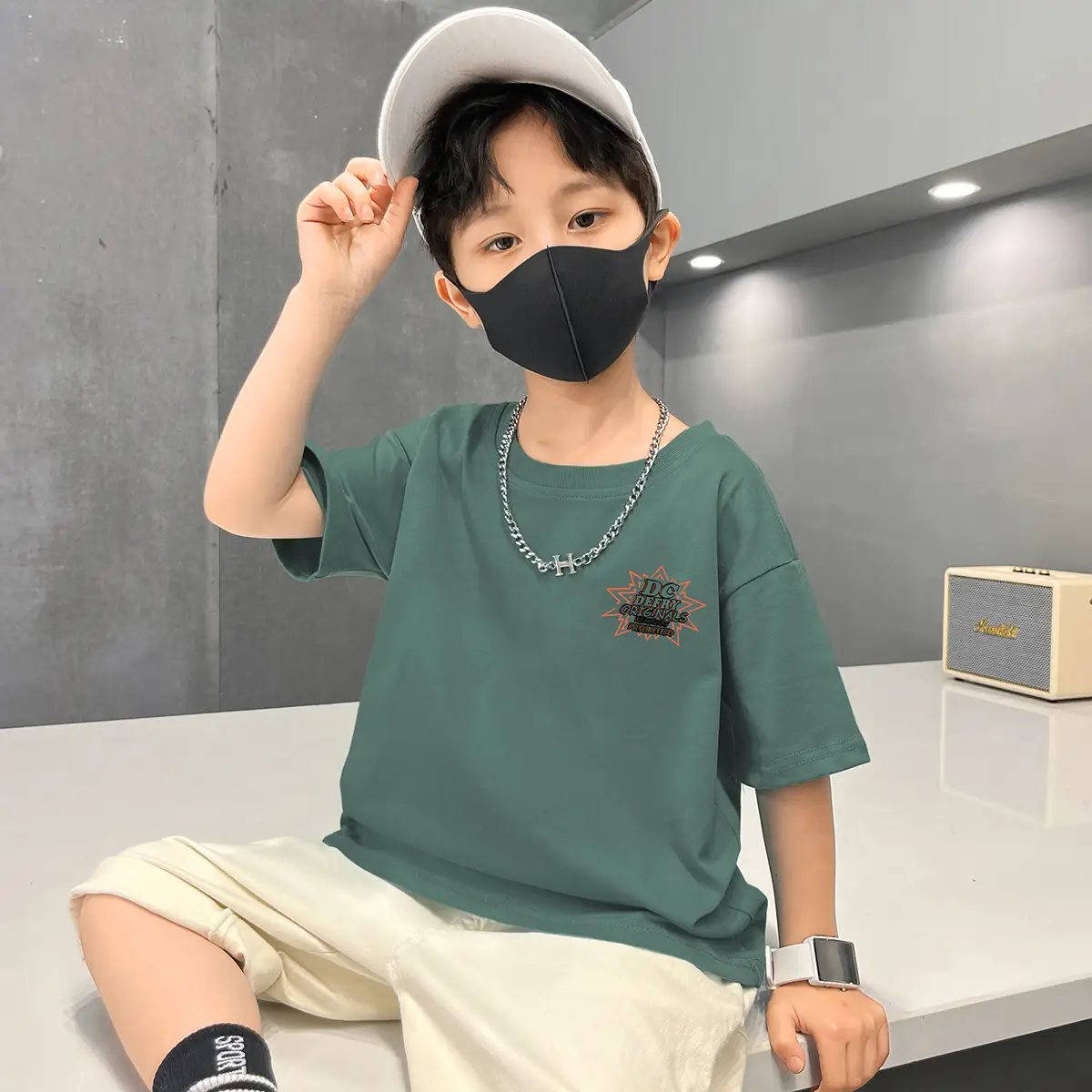 Boys T-Shirt Summer Loose Cool Handsome Style - Image 5