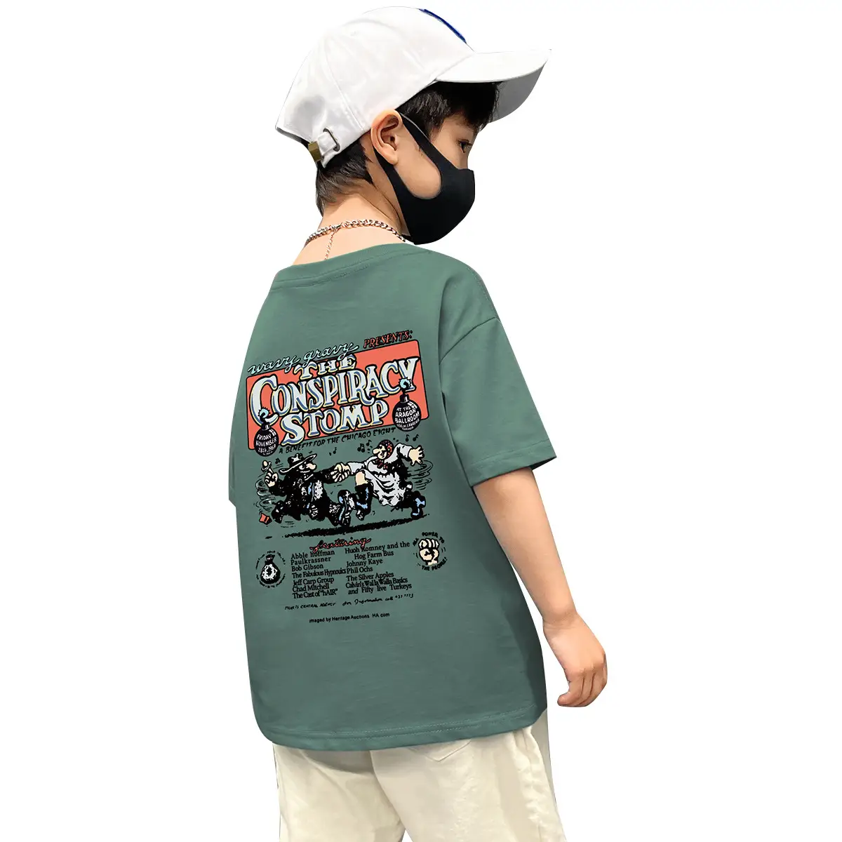 Boys T-Shirt Summer Loose Cool Handsome Style - Image 7