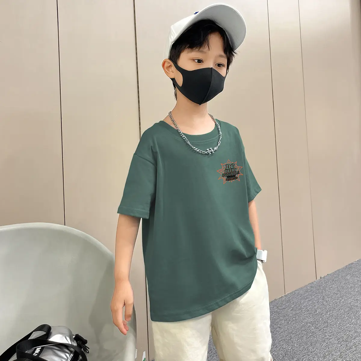 Boys T-Shirt Summer Loose Cool Handsome Style - Image 2