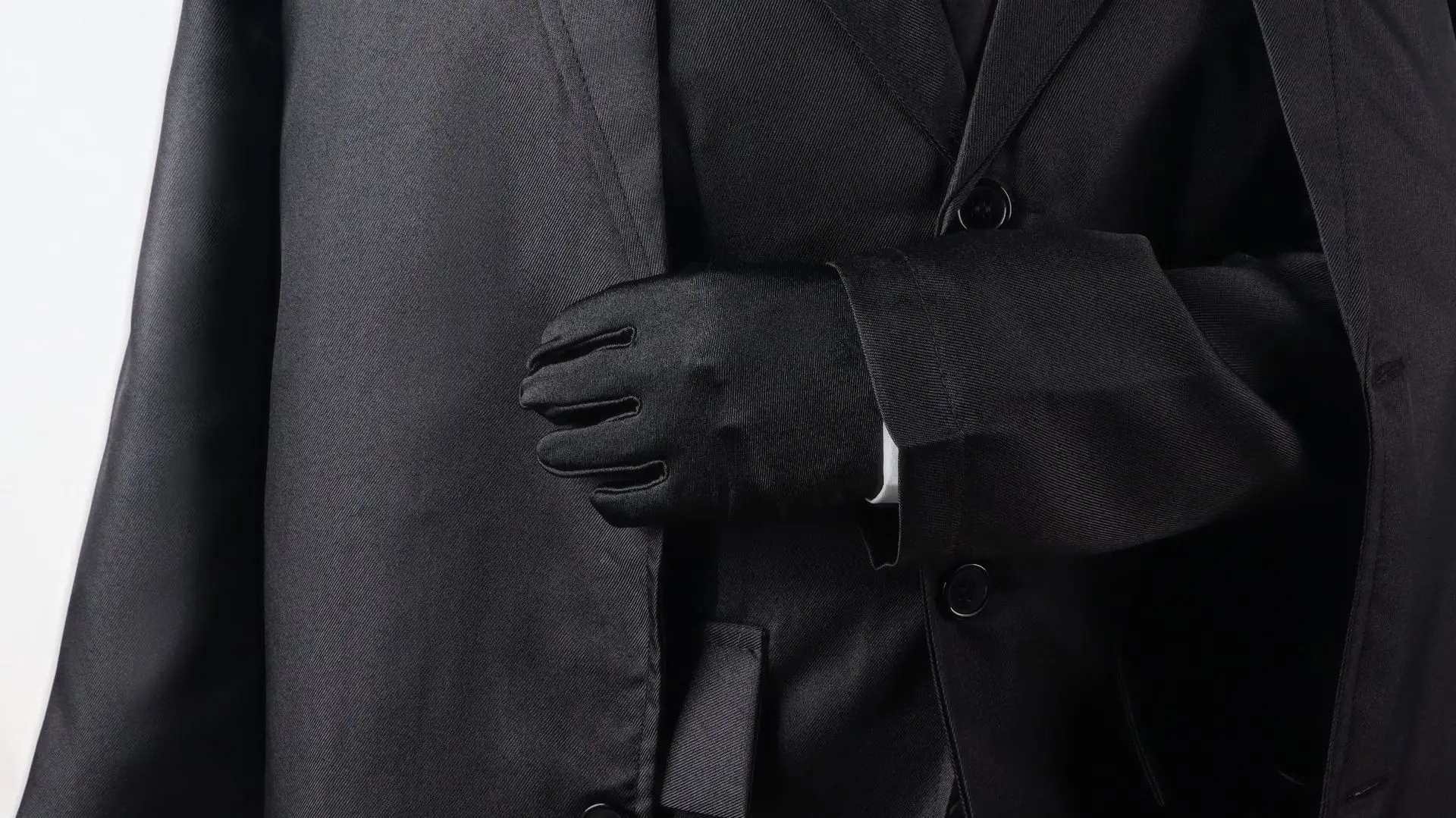 Black Long Coat Cosplay Set for Women — feature 11