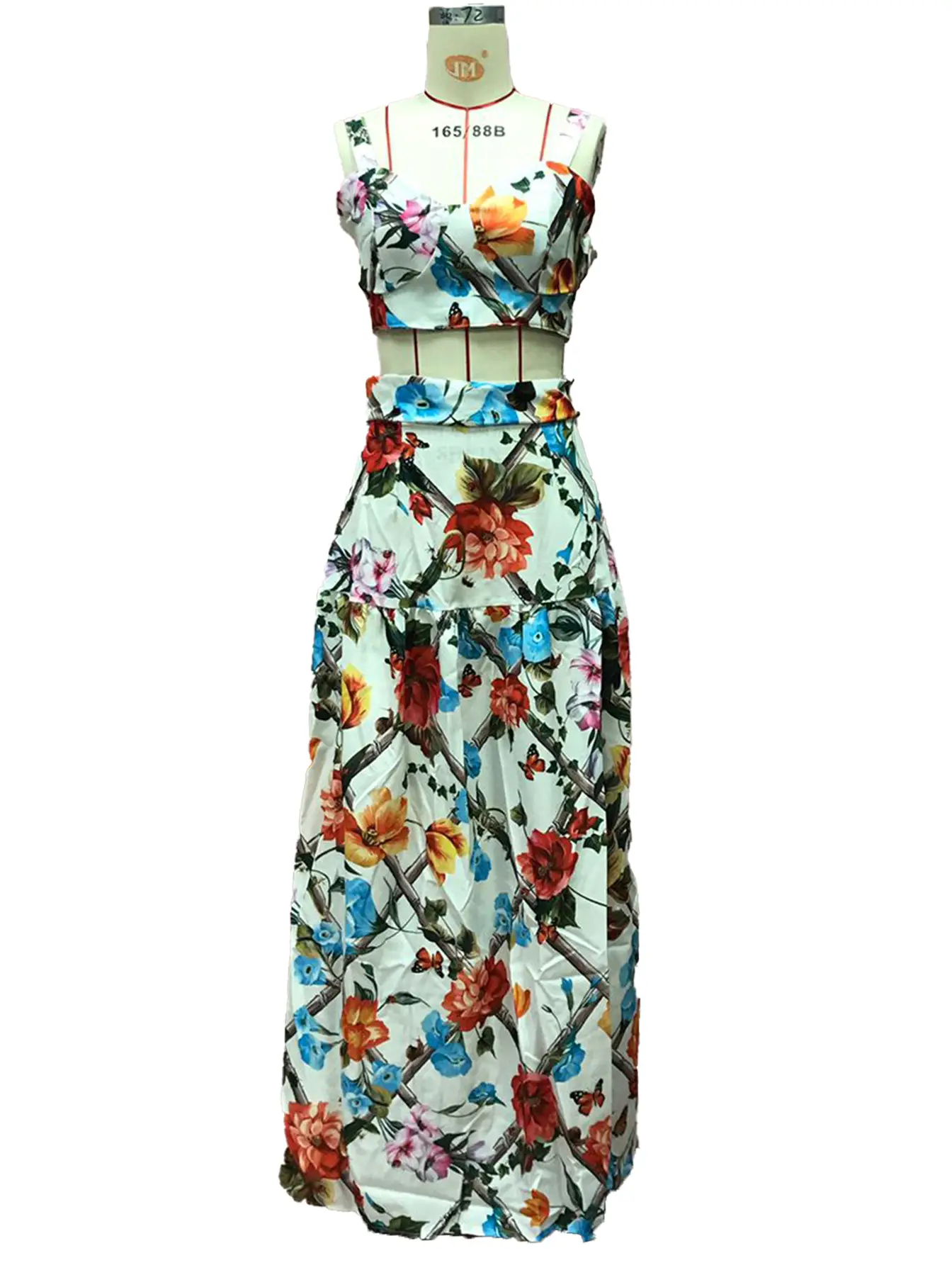 2025 Printed Floral Dress Suit for Women Beach Wear — feature 14