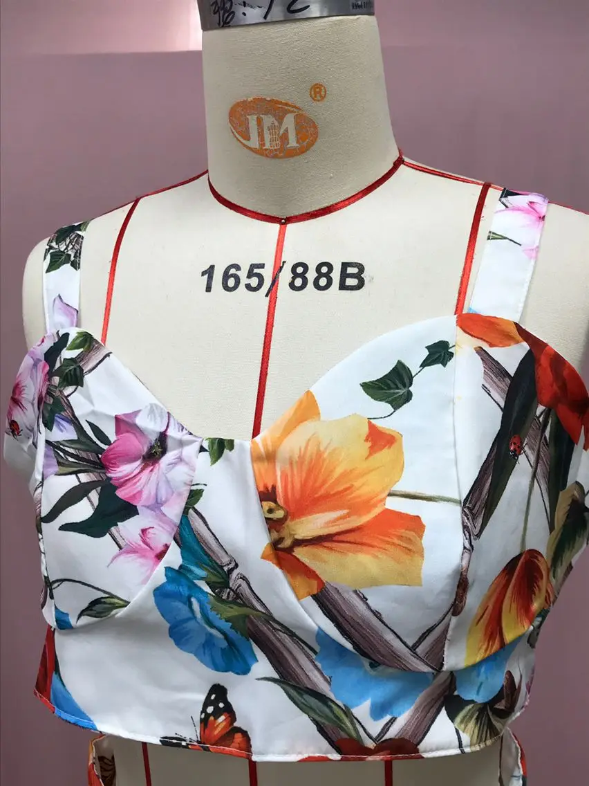2025 Printed Floral Dress Suit for Women Beach Wear — feature 20