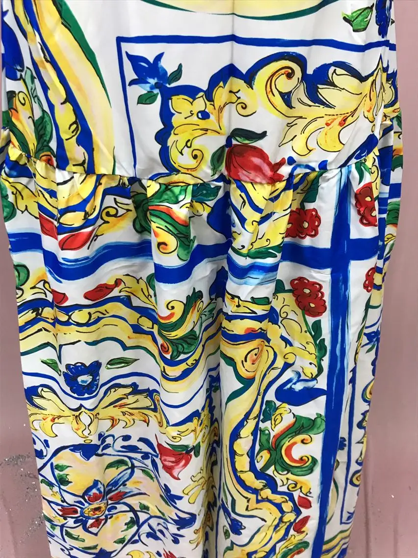 2025 Printed Floral Dress Suit for Women Beach Wear — feature 30