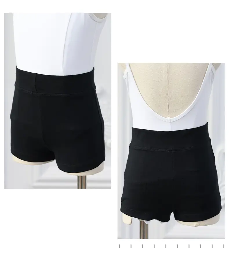 Girls Blue V-Neck Dance Pants Summer Boxers — feature 5