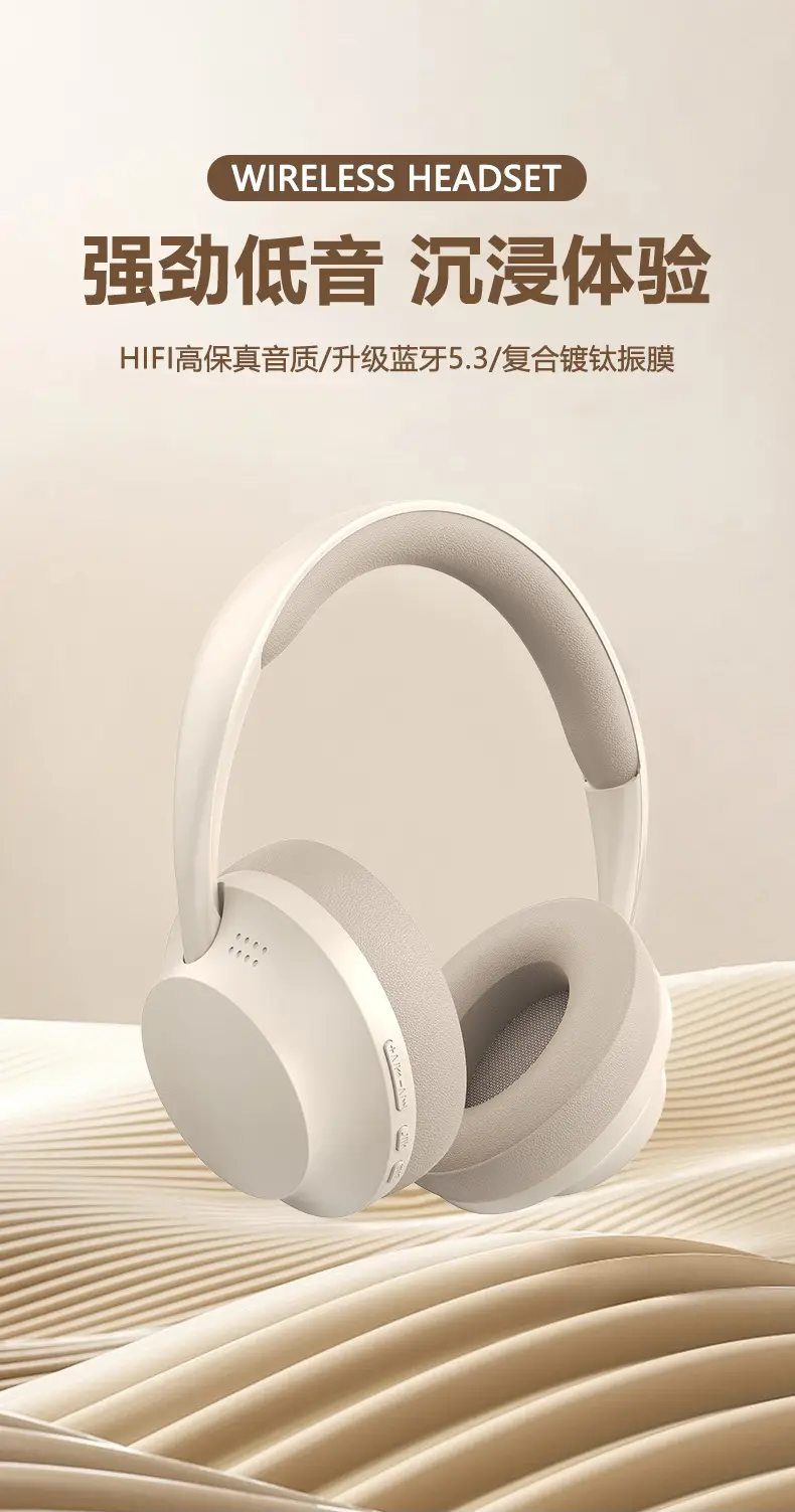 Pink Over-Ear Bluetooth Headset for Sports — feature 4