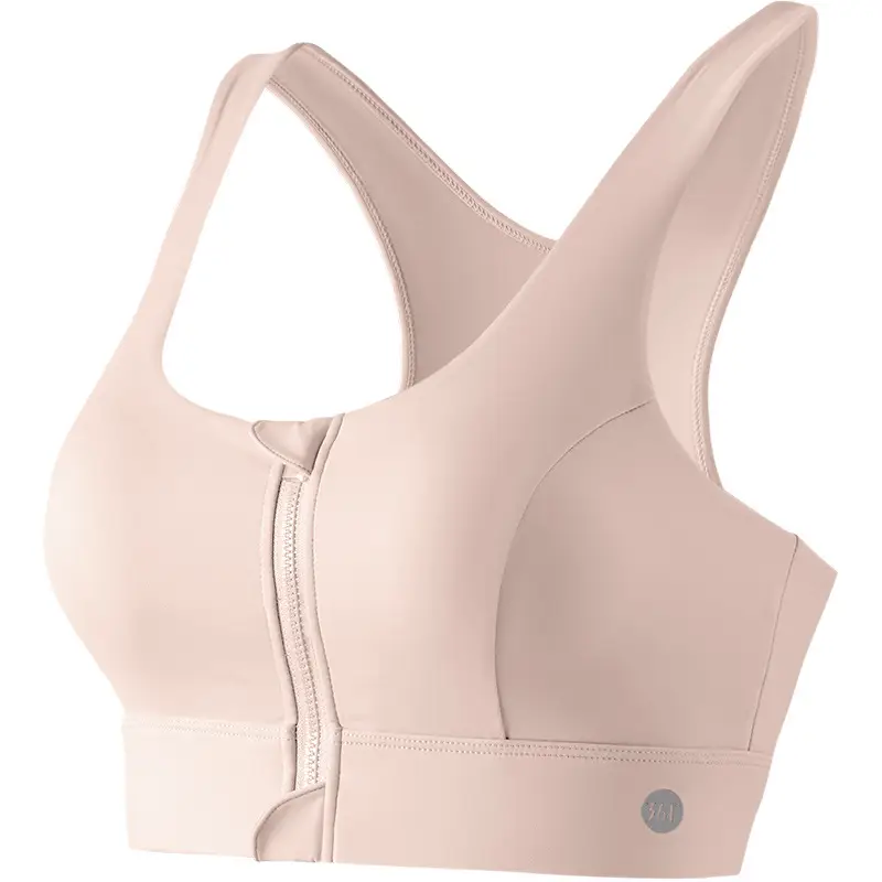361 Sports Bra Shock-Proof High-Strength Front Zipper Large Size Yoga Bra Fitness All-In-One Sports Vest for Women