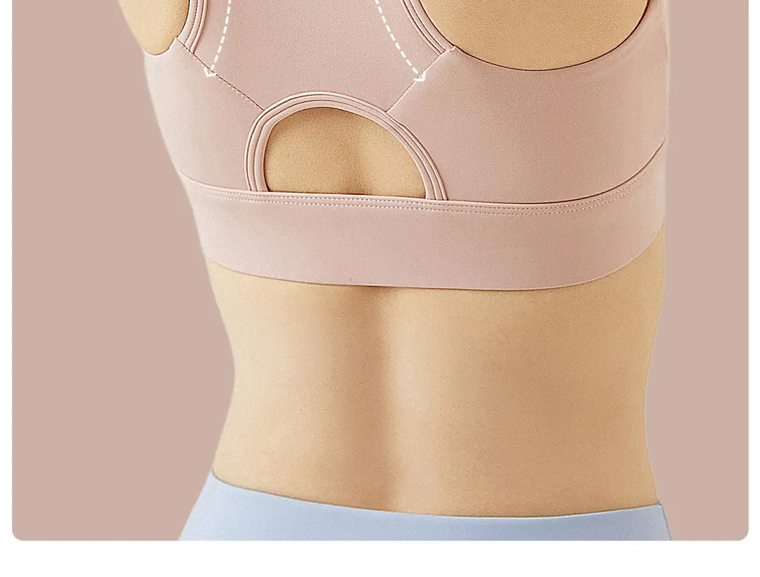 361 Sports Bra Shock-Proof High-Strength Front Zipper Large Size Yoga Bra Fitness All-In-One Sports Vest for Women — feature 14