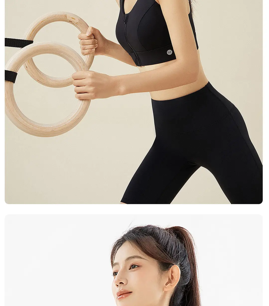 361 Sports Bra Shock-Proof High-Strength Front Zipper Large Size Yoga Bra Fitness All-In-One Sports Vest for Women — feature 26