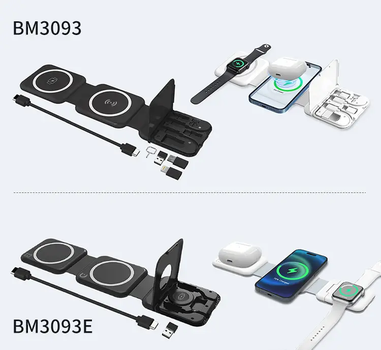 Three-In-One Magnetic Wireless Charger for Phone, Tablet, Watch — feature 4