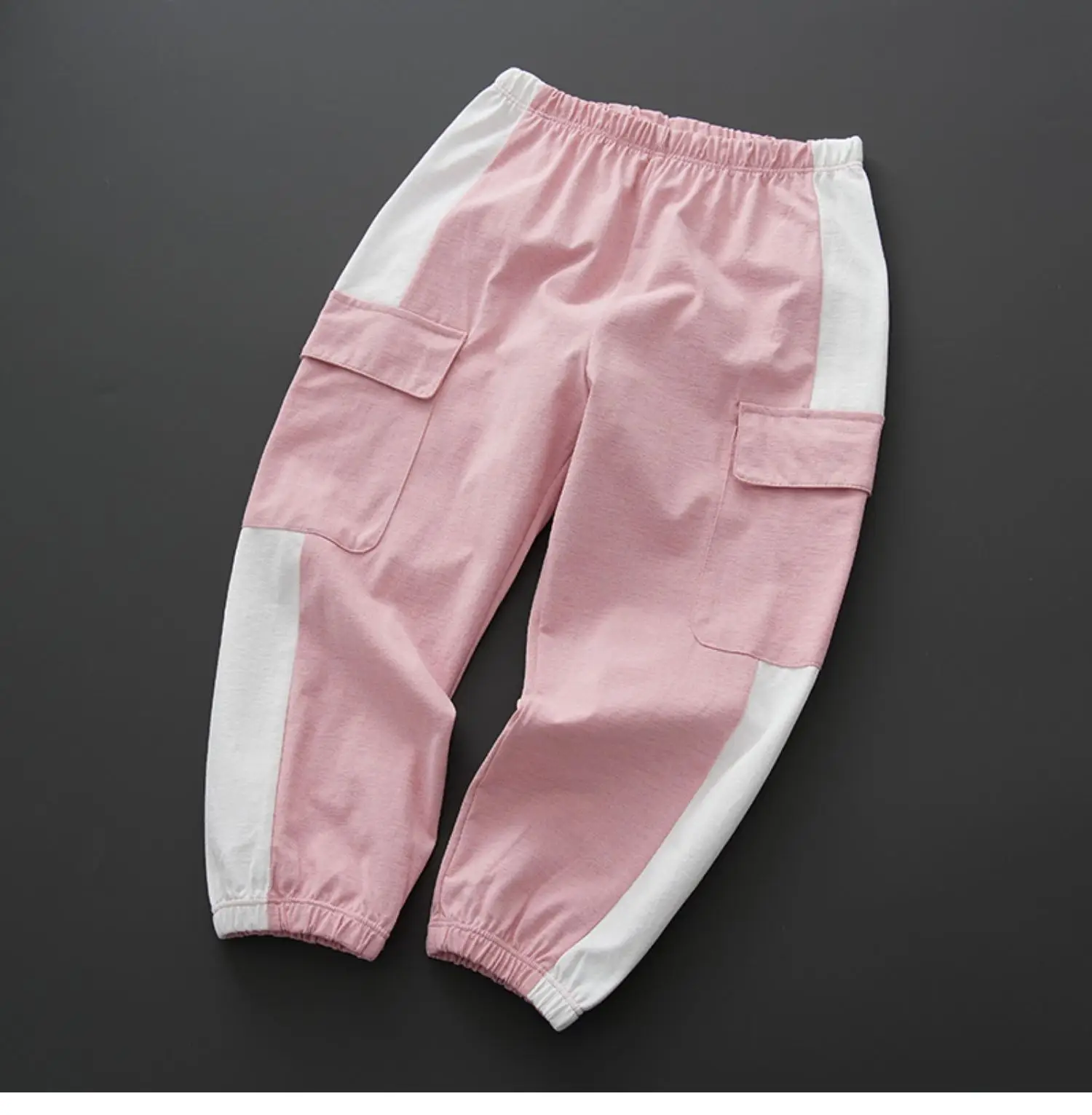 Sorona Kids T-Shirt Pink White Raglan Sleeve — feature 19