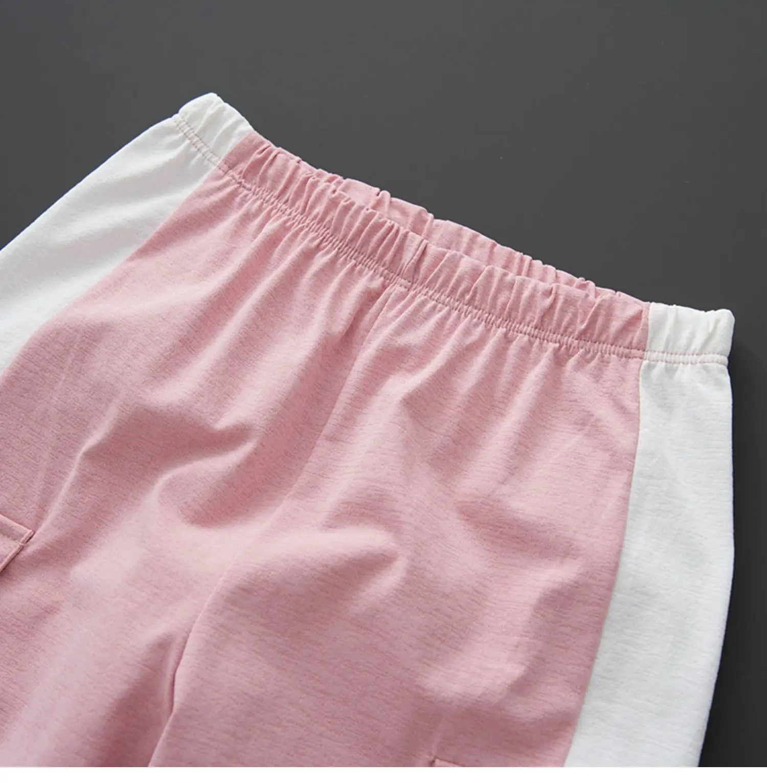 Sorona Kids T-Shirt Pink White Raglan Sleeve — feature 20