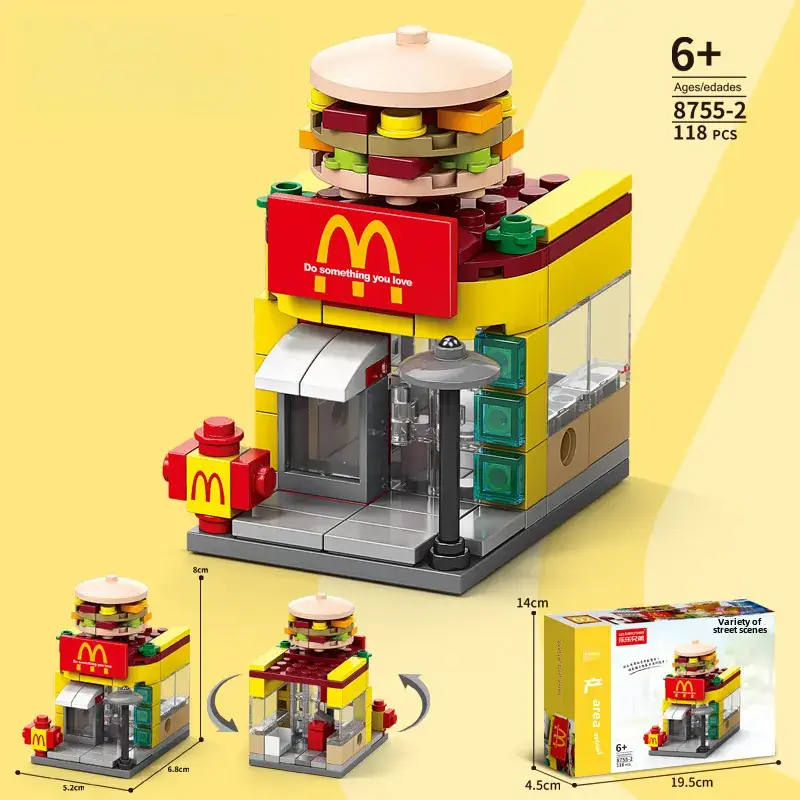 Lego Mini City Snack Station for Boys Girls Creative Building Toy - Image 18