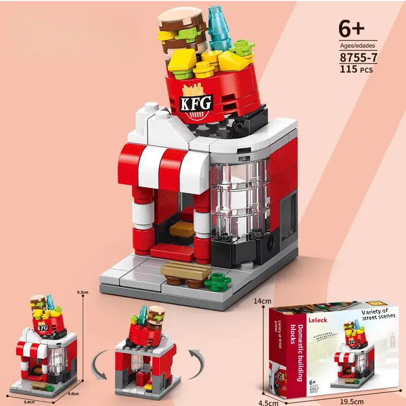 Lego Mini City Snack Station for Boys Girls Creative Building Toy - Image 23