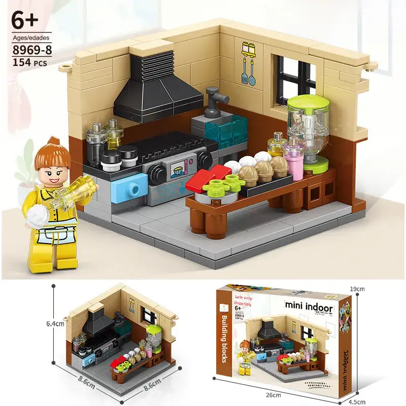 Lego Mini City Snack Station for Boys Girls Creative Building Toy - Image 32