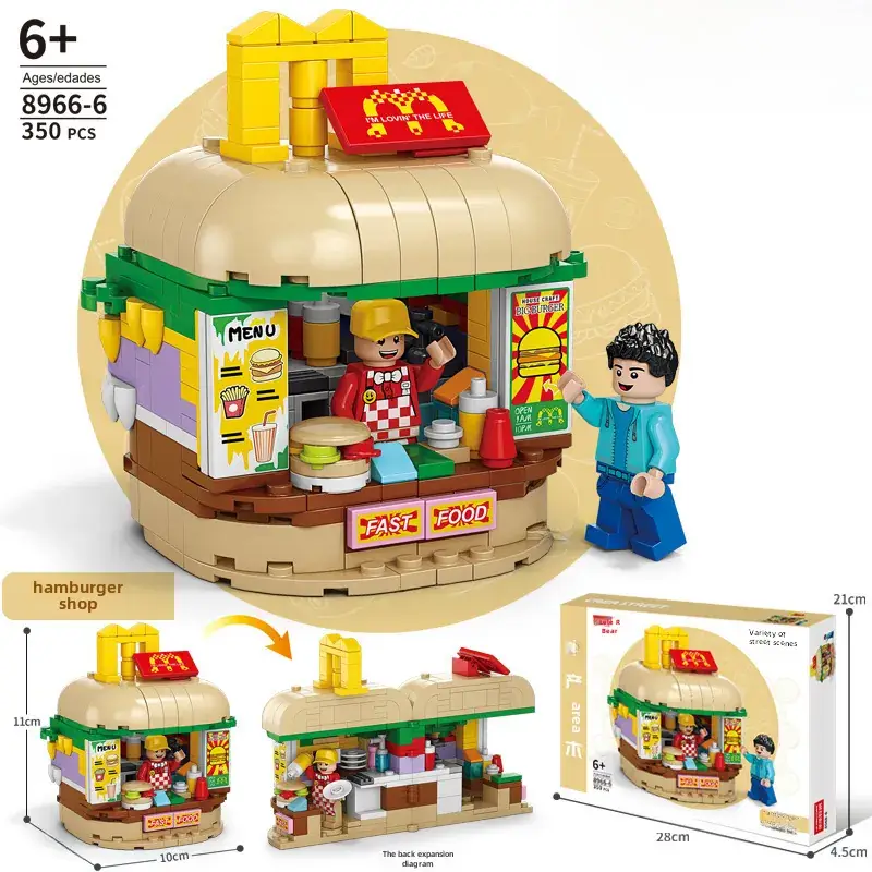 Lego Mini City Snack Station for Boys Girls Creative Building Toy - Image 38