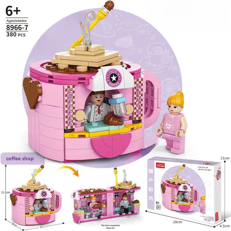 Lego Mini City Snack Station for Boys Girls Creative Building Toy - Image 39