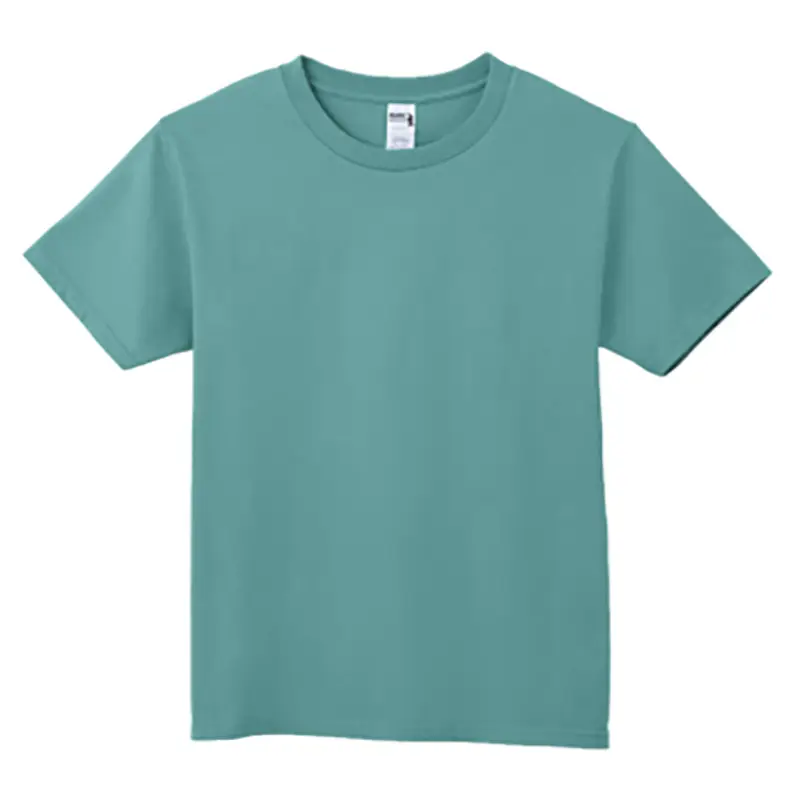 Blue Cotton T-Shirt European Size 210g Heavy Loose Solid Color - Image 10