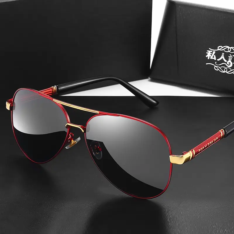 8738 men's polarized sunglasses fishing UV-proof frog glasses trendy driving glasses - Image 4