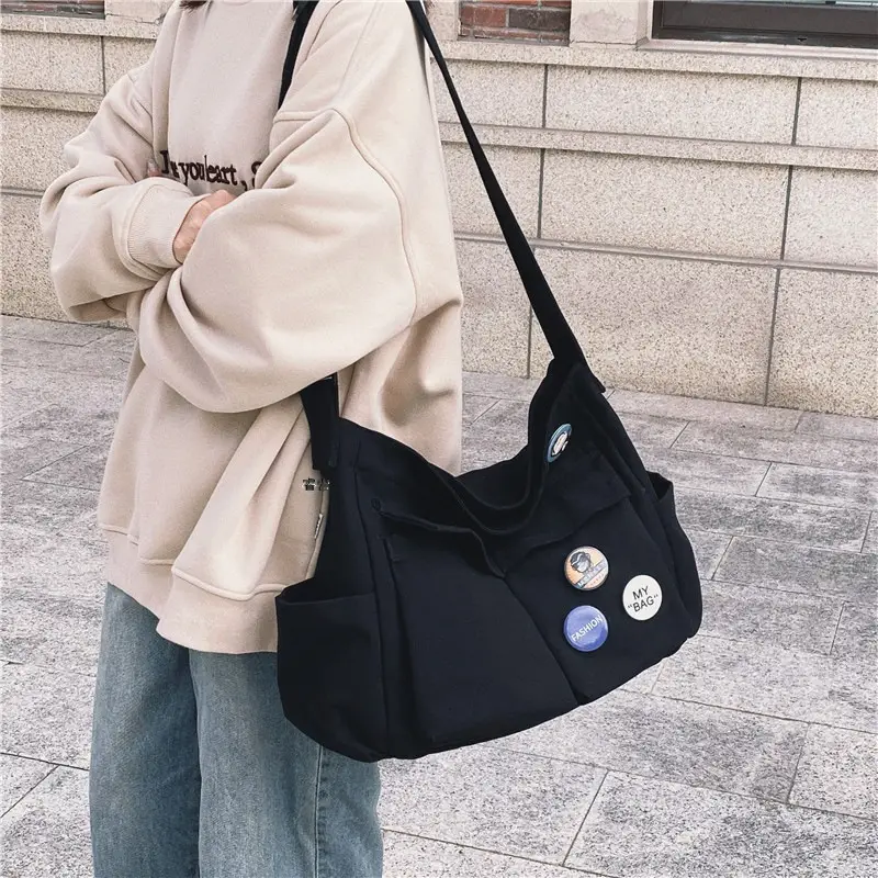 2026 Canvas Crossbody Bag Women Korean Style - Image 6