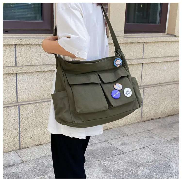 2026 Canvas Crossbody Bag Women Korean Style — feature 35
