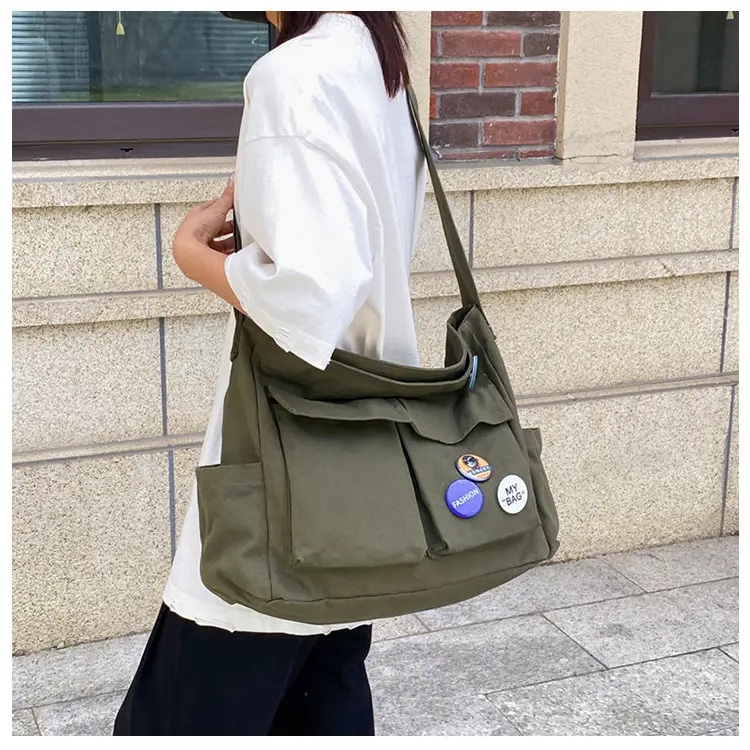2026 Canvas Crossbody Bag Women Korean Style — feature 37