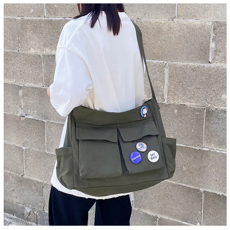 2026 Canvas Crossbody Bag Women Korean Style — feature 41