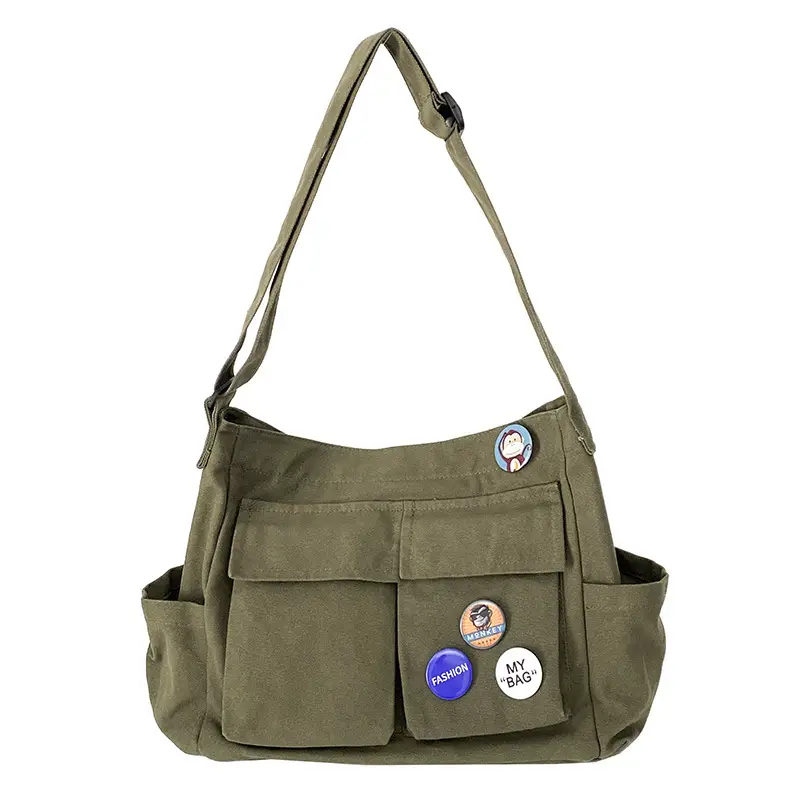 2026 Canvas Crossbody Bag Women Korean Style - Image 4