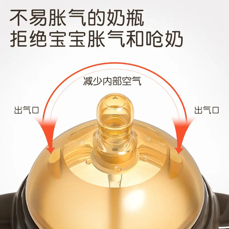 Baby feeding bottle PPSU anti-fall and anti-flatulence 0-6 years old baby straw cup newborn children's drinking cup for three uses