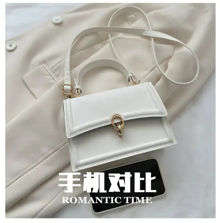 Women's 2023 Spring Crossbody Bag Beige Leather — feature 2