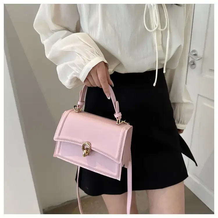 Women's 2023 Spring Crossbody Bag Beige Leather — feature 21