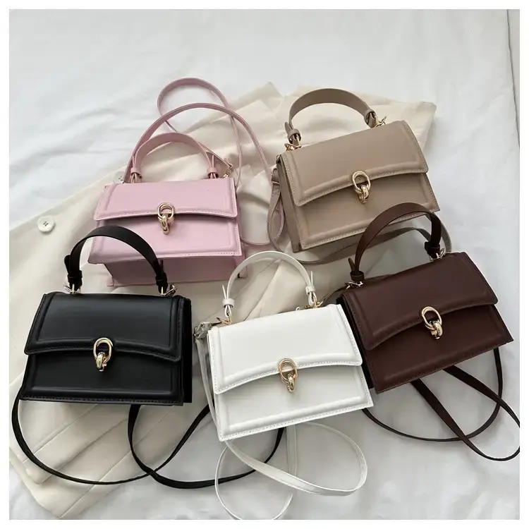 Women's 2023 Spring Crossbody Bag Beige Leather — feature 25