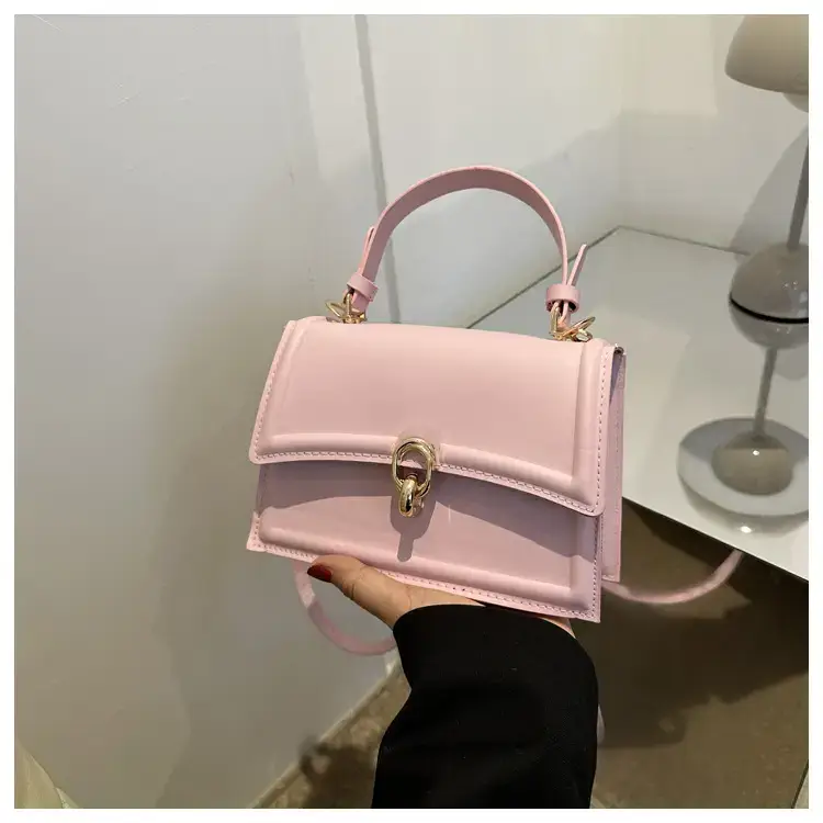 Women's 2023 Spring Crossbody Bag Beige Leather - Image 4