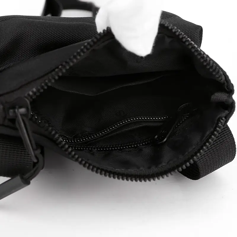Men's Black Waterproof Shoulder Bag with Zippers - Image 8