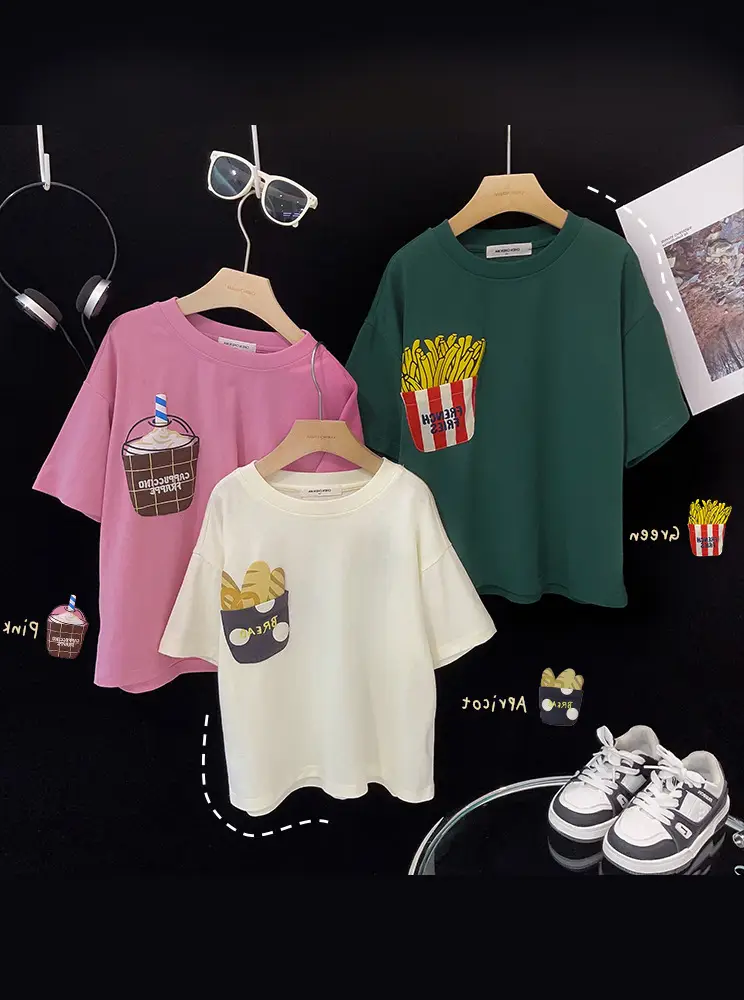Boys T-Shirt White Green Shorts Summer New Style — feature 5
