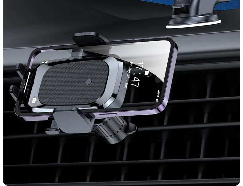 Cross-Country Car Phone Holder with Suction Cup Design — feature 14