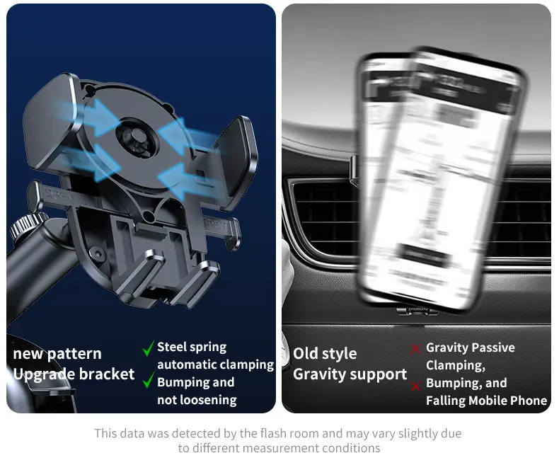 Cross-Country Car Phone Holder with Suction Cup Design — feature 8