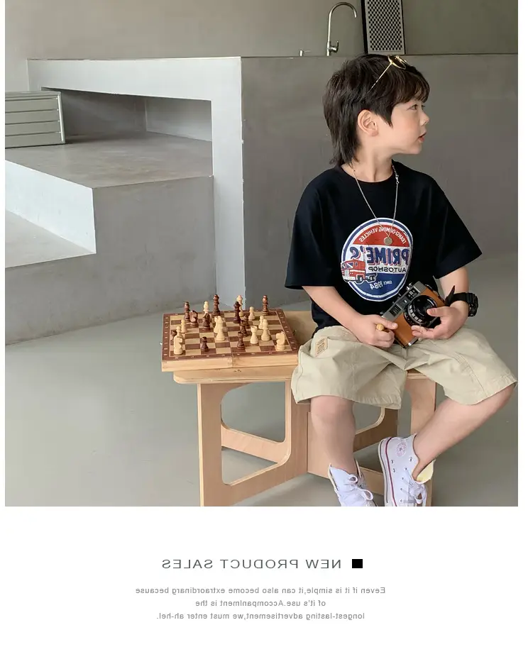 Boys T-Shirt BMVE Short Sleeve Summer Wear — feature 10