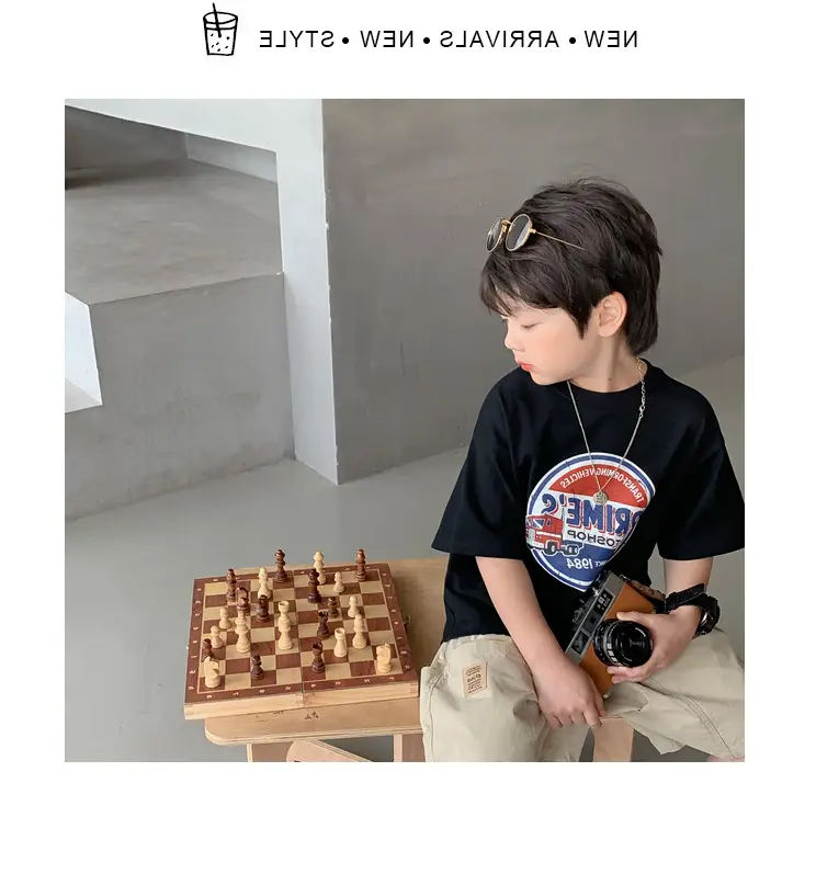 Boys T-Shirt BMVE Short Sleeve Summer Wear — feature 12