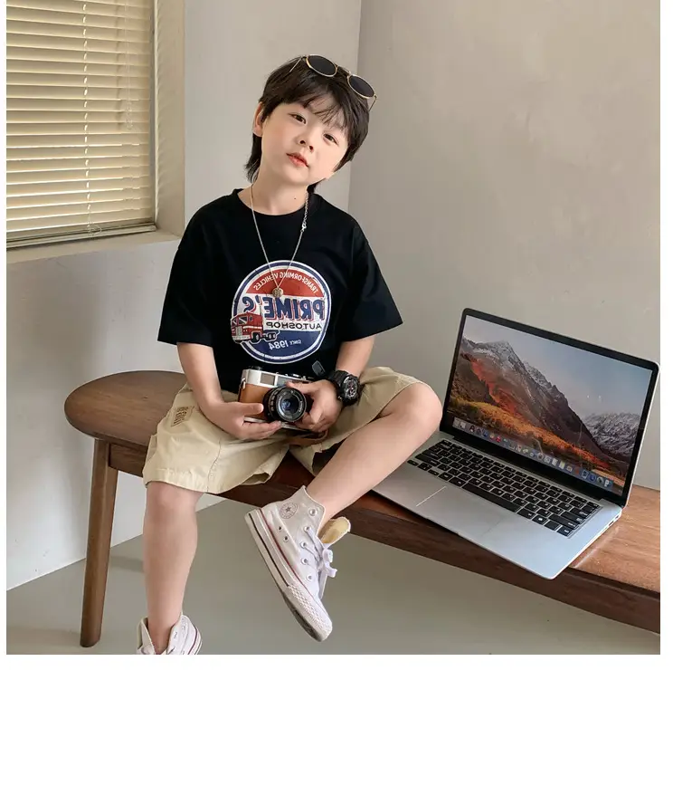 Boys T-Shirt BMVE Short Sleeve Summer Wear — feature 14