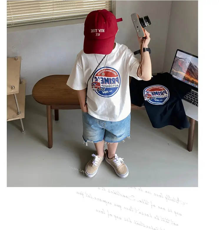 Boys T-Shirt BMVE Short Sleeve Summer Wear — feature 16