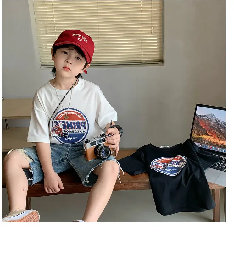 Boys T-Shirt BMVE Short Sleeve Summer Wear — feature 17