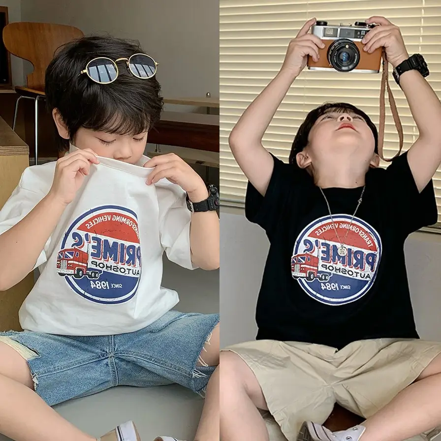 Boys T-Shirt BMVE Short Sleeve Summer Wear — feature 2